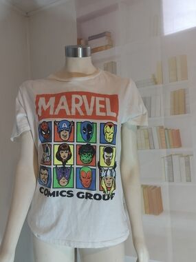 Marvel Kids White Graphic Tee - Marvel Comics Group